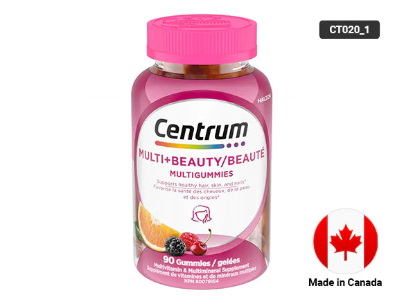 Centrum Multi + Beauty MultiGummies 90 Gummies - 062107090896