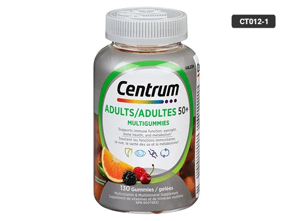 Centrum Adults 50+ MultiGummies 130 Gummies - CANADA - 062107090872