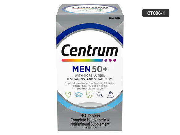 Centrum Men 50+ Multivitamin 90 Tablets - CANADA - 062107084802