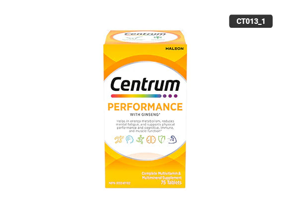 Centrum Performance with Ginseng Complete Multivitamin 75 Tablets - 062107085007