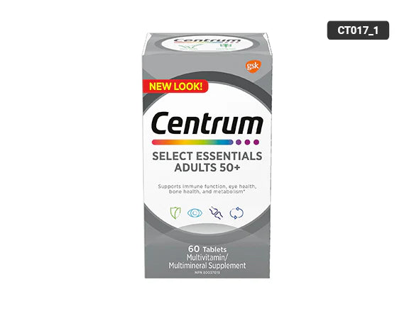 Centrum Select Essentials Adults 50+ 60 Tablets - 062107086523