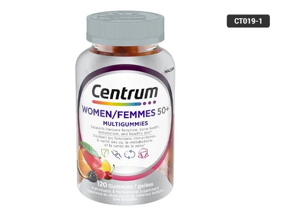 Centrum Women 50+ MultiGummies 120 Gummies - CANADA - 062107288514