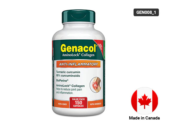 Genacol Anti-Inflammatory 150 Capsules - CANADA - 828875108009