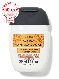 Bath and Body Works Warm Vanilla Sugar Moisturizing Hydratant Hand Sanitizer