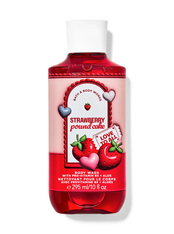 Bath and Body Works Strawberry Pound Cake Body Wash
