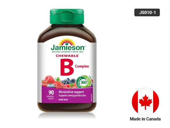 Jamieson Chewable Vitamin B Complex 90 Tablets - 064642065995