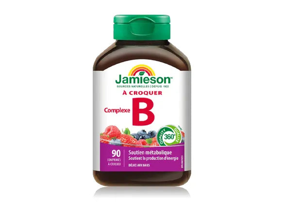 Jamieson Chewable Vitamin B Complex 90 Tablets - 064642065995