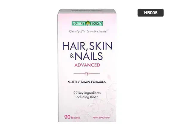 Natures Bounty Advanced Hair, Skin & Nails 90 Tablets - 029537000437