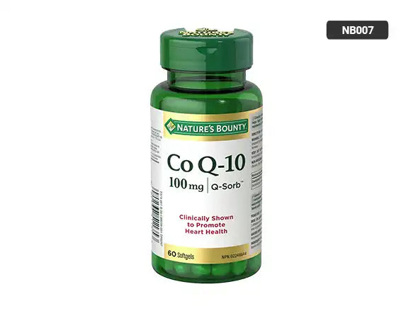 Natures Bounty Co-Q10 100mg 60 Softgels - 029537511353