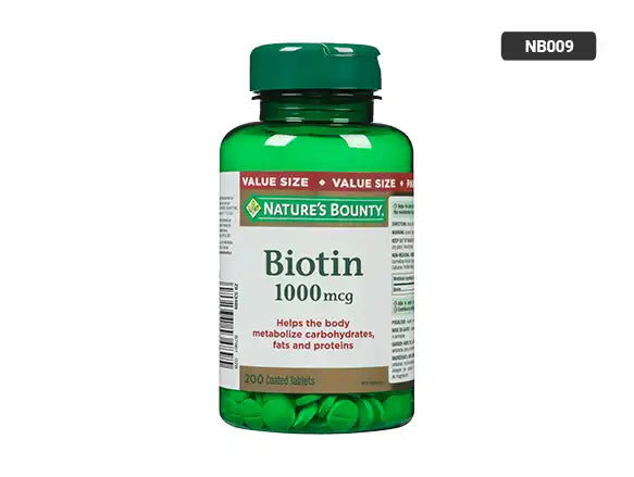 Natures Bounty Biotin 1000mcg 200 Tablets - 029537534895