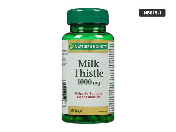 Natures Bounty Milk Thistle 1000mg 50 softgels - 029537019477