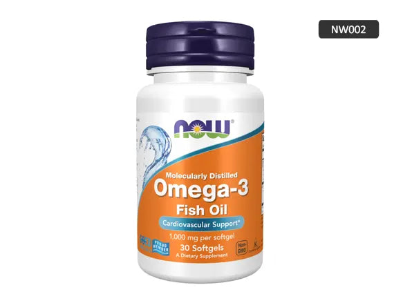 Now Omega-3 Fish Oil 1000mg 30 Softgels - 733739016492