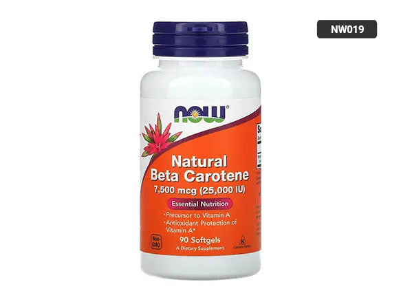 Now Beta Carotene 7500mcg 90 Softgels - 733739003201
