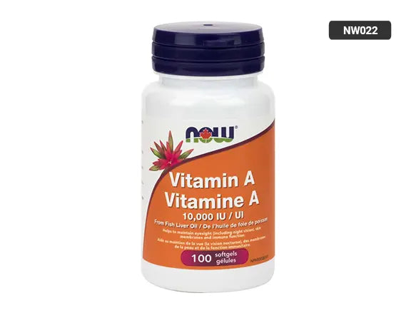 Now Vitamin A 10000 IU 100 Softgels - Canada - 733739803306