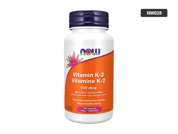 Now Vitamin K-2 100mcg 100 Capsules - 733739809902