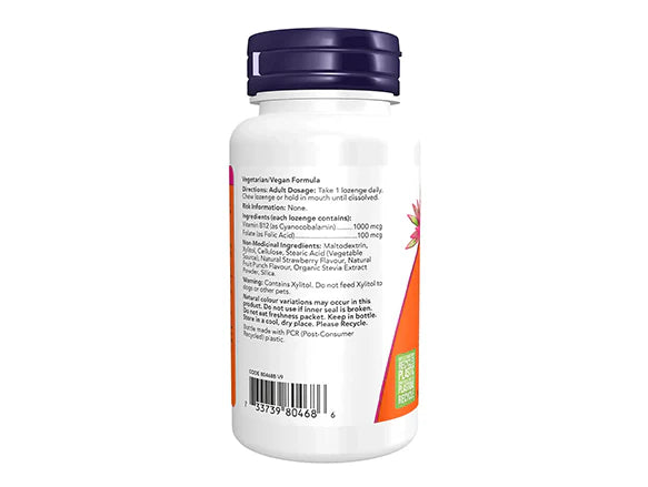 Now B-12 1000mcg 250 Chewable Lozenges - 733739804686