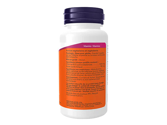 Now B-12 1000mcg 250 Chewable Lozenges - 733739804686
