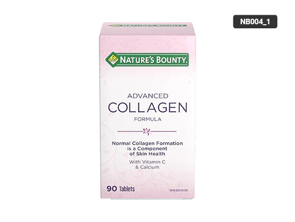 Natures Bounty Advanced Collagen Formula With Vitamin C & Calcium 90 Tablets - CANADA - 029537045995