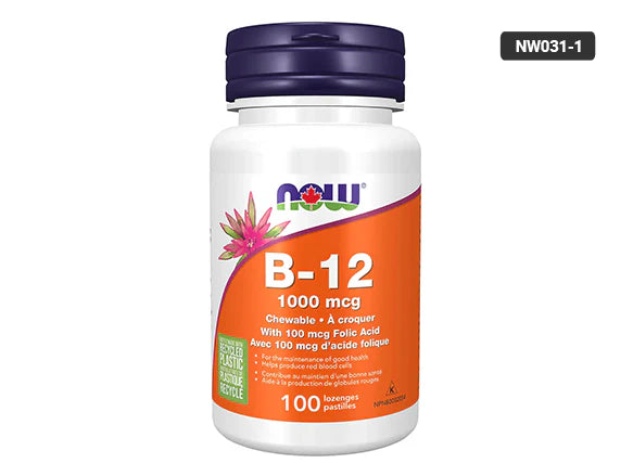 Now B-12 1000mcg 100 Lozenges - USA - 733739804662