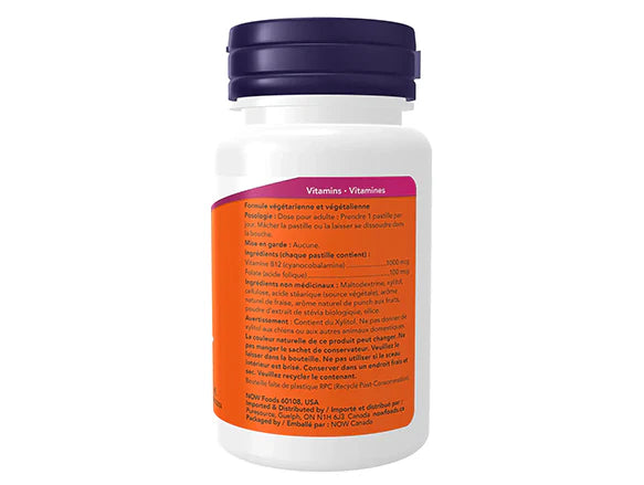 Now B-12 1000mcg 100 Lozenges - USA - 733739804662