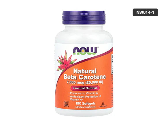 Now Beta Carotene 7500mcg 180 Softgels - CANADA - 733739003225