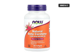 Now Beta Carotene 7500mcg 180 Softgels - CANADA - 733739003225