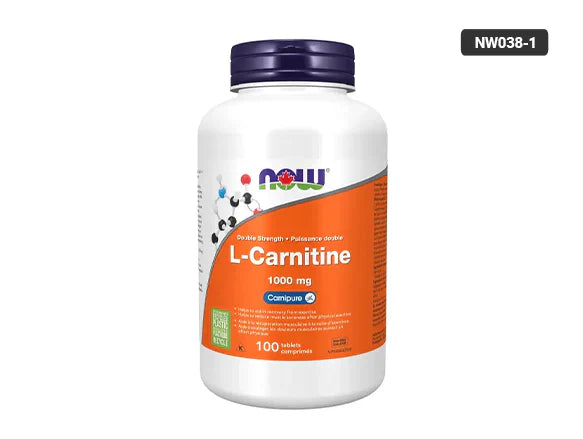 Now L-Carnitine 1000 mg Tablets - CANADA - 733739800688