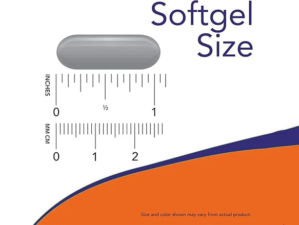 Now Omega-3 Fish Oil 1000mg 500 Softgels - USA - 733739016539