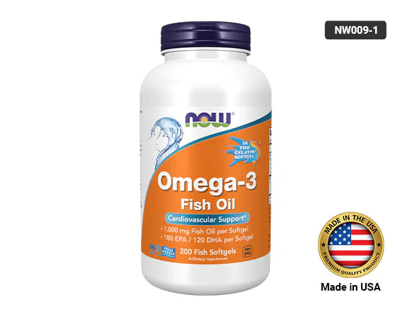 Now Omega - 3 Fish Oil 200 Softgels - Canada