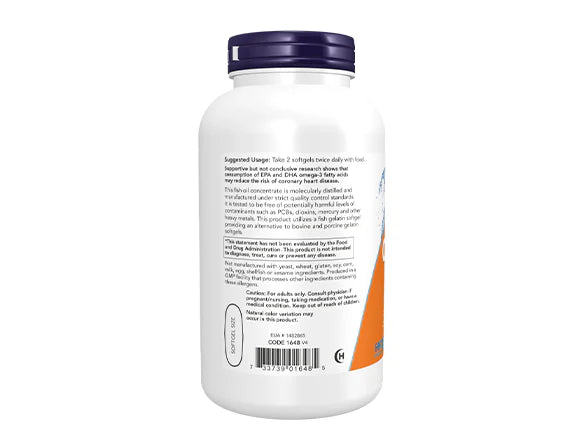 Now Omega - 3 Fish Oil 200 Softgels - Canada