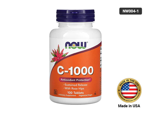 Now Vitamin C 1000mg Antioxidant Protection 100 Tablets - USA
