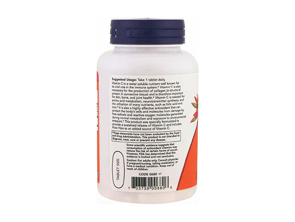 Now Vitamin C 1000mg Antioxidant Protection 100 Tablets - USA