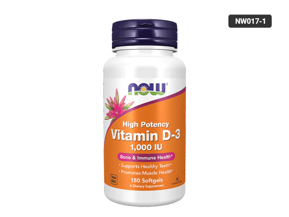 Now Vitamin D3 1000 IU 180 Softgels - USA - 733739003652