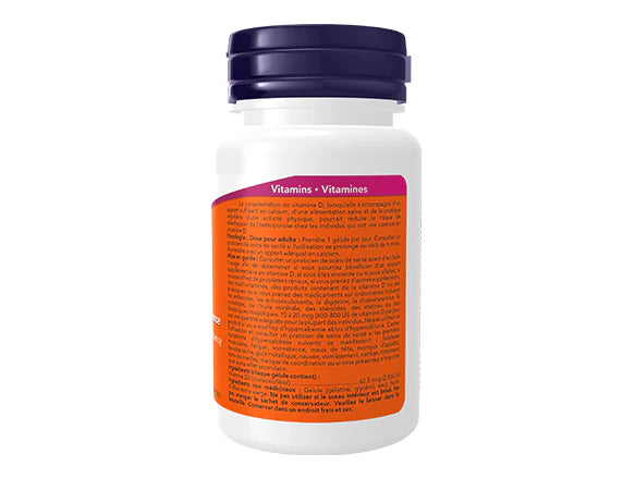 Now Vitamin D3 2500 IU 90 Softgels - USA - 733739903563