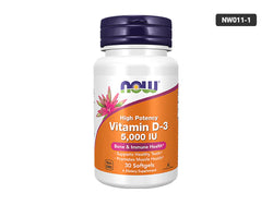 Now Vitamin D3 5000IU 120 Softgels - USA
