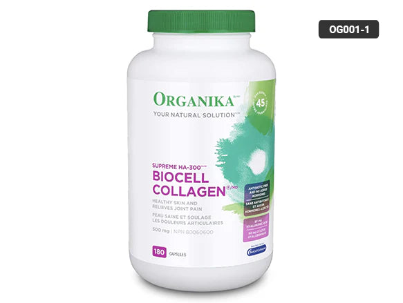 Organika Biocell Collagen 180 Capsules - CANADA - 620365012076