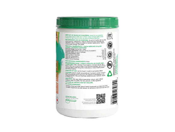 Organika Bone & Joint Enhanced Collagen 280g - CANADA - 620365039844