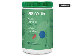 Organika Organic Spirulina Blue-Green Algae Powder 300g - CANADA - 620365018177