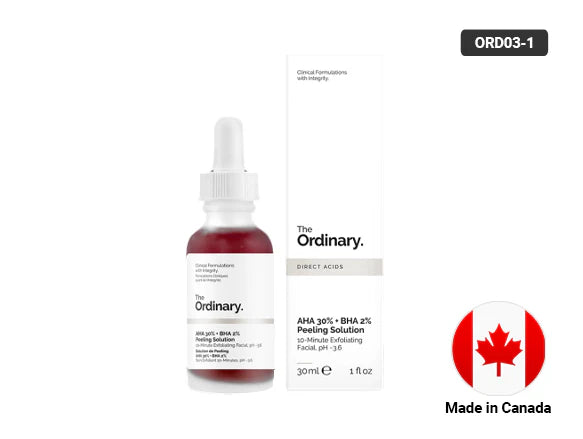 THE ORDINARY Direct Acids AHA 30% + BHA 2% Peeling Solution 30ml - CANADA