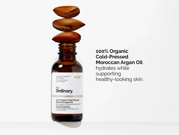 The Ordinary 100% Organic Cold-Pressed Moroccan Argan Oil 30ml - MOROCCO