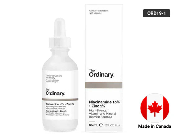 The Ordinary Niacinamide 10% + ZINC 1% 60ml - CANADA