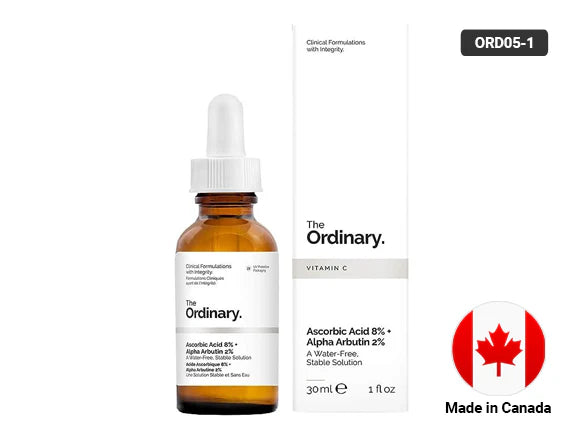 The Ordinary Vitamin C Ascorbic Acid 8% + Alpha Arbutin 2% 30ml - CANADA