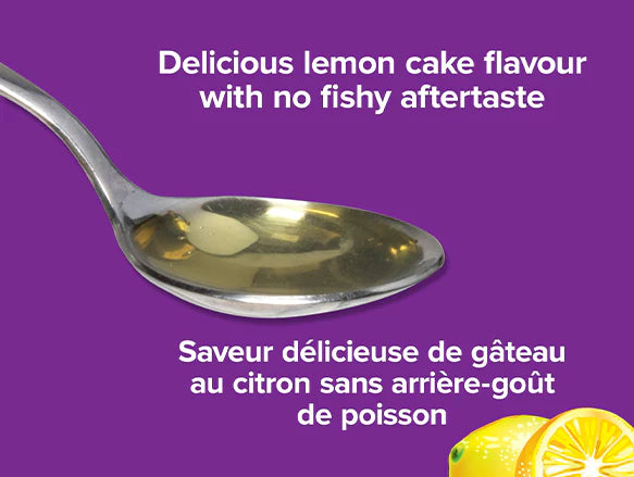 Webber Naturals Omega-3 Lemon Cake Flavor 200ml - CANADA - 625273034967